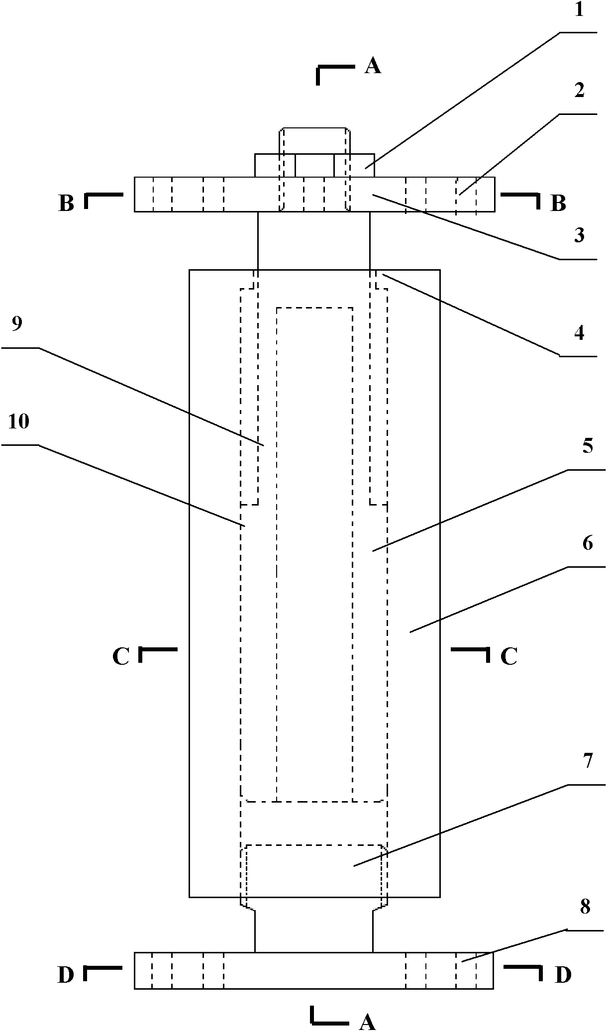 Active self-adaptative constant-resistance lengthener for prestress anchor cable