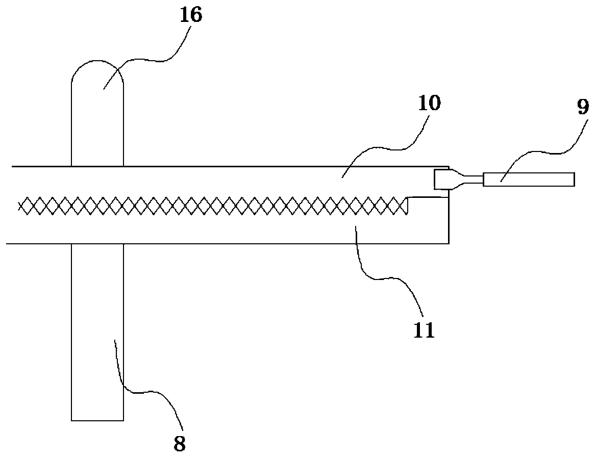 Biological detection device applied to tree growth condition detection