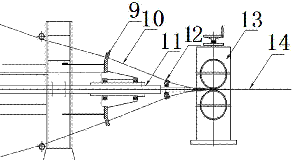 A device and method for producing special-shaped superconducting cables for magnets