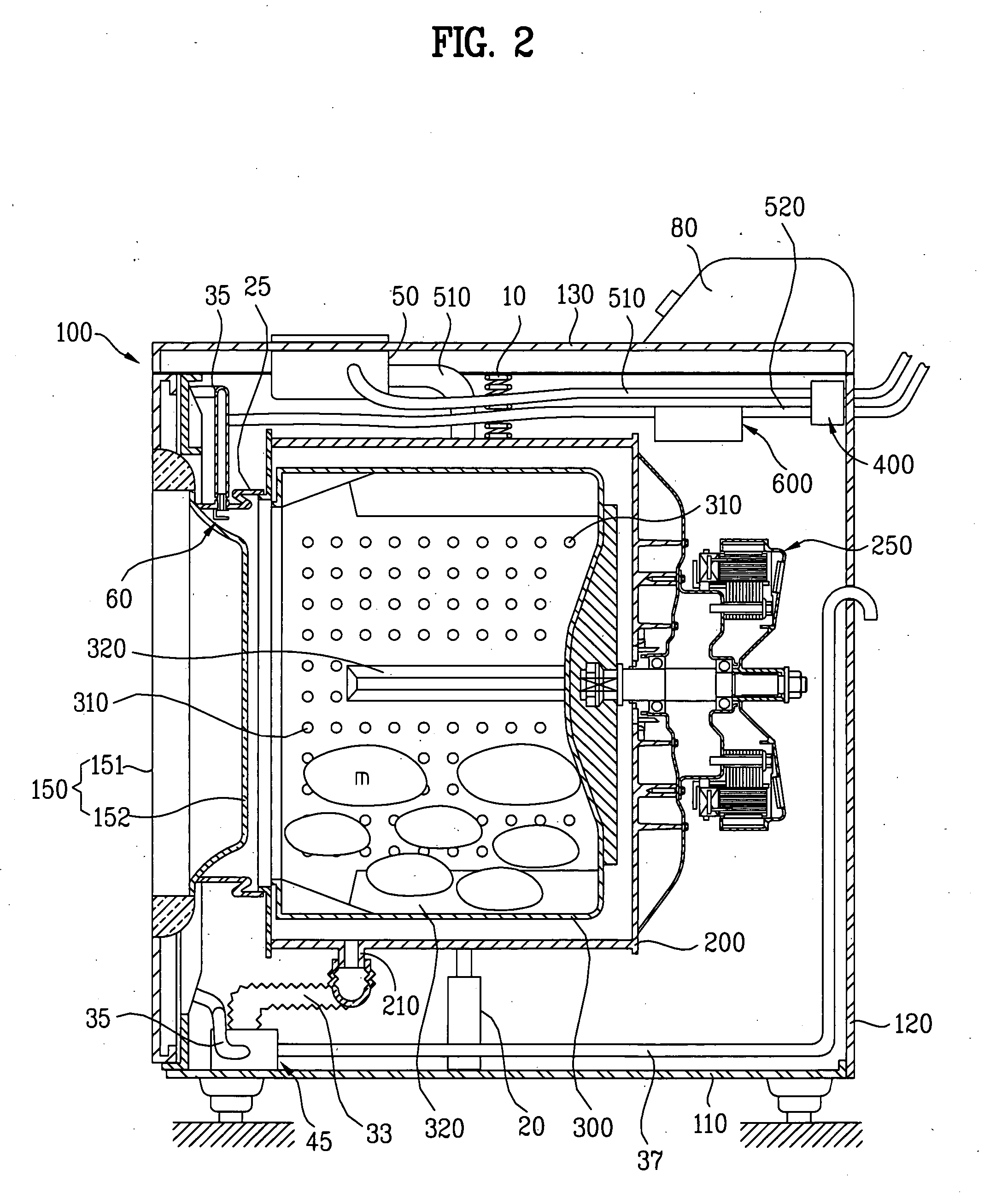 Washing machine and washing method