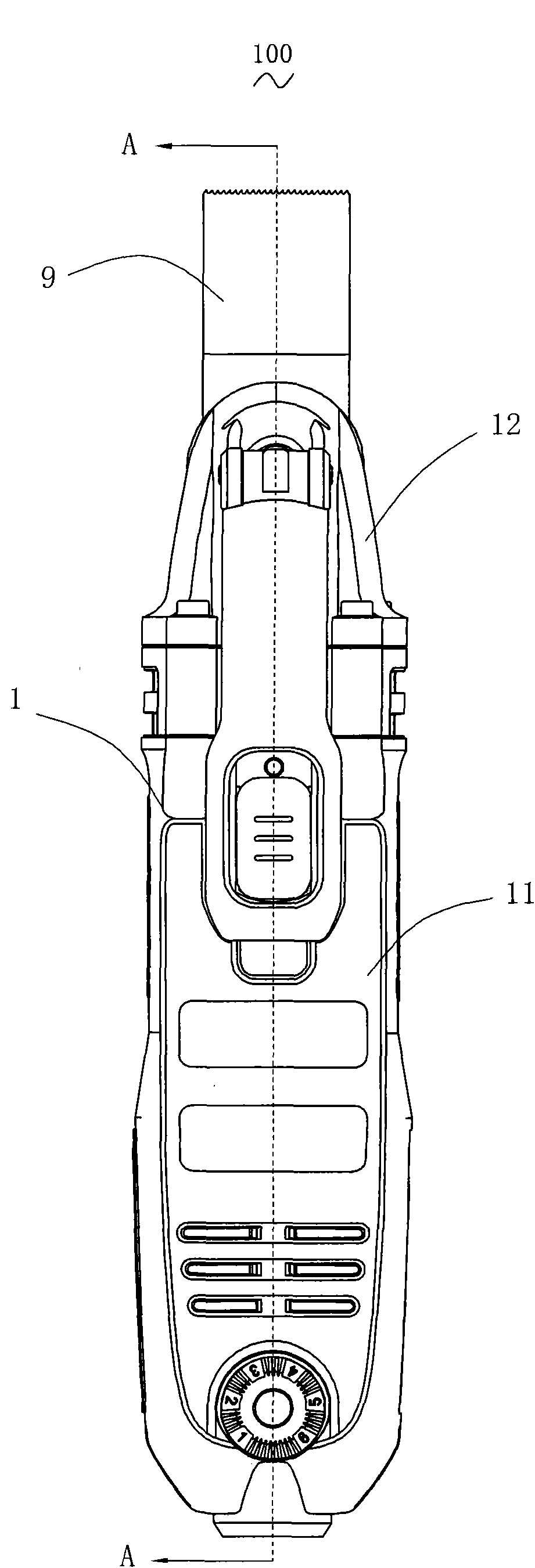 Swing-type power tool