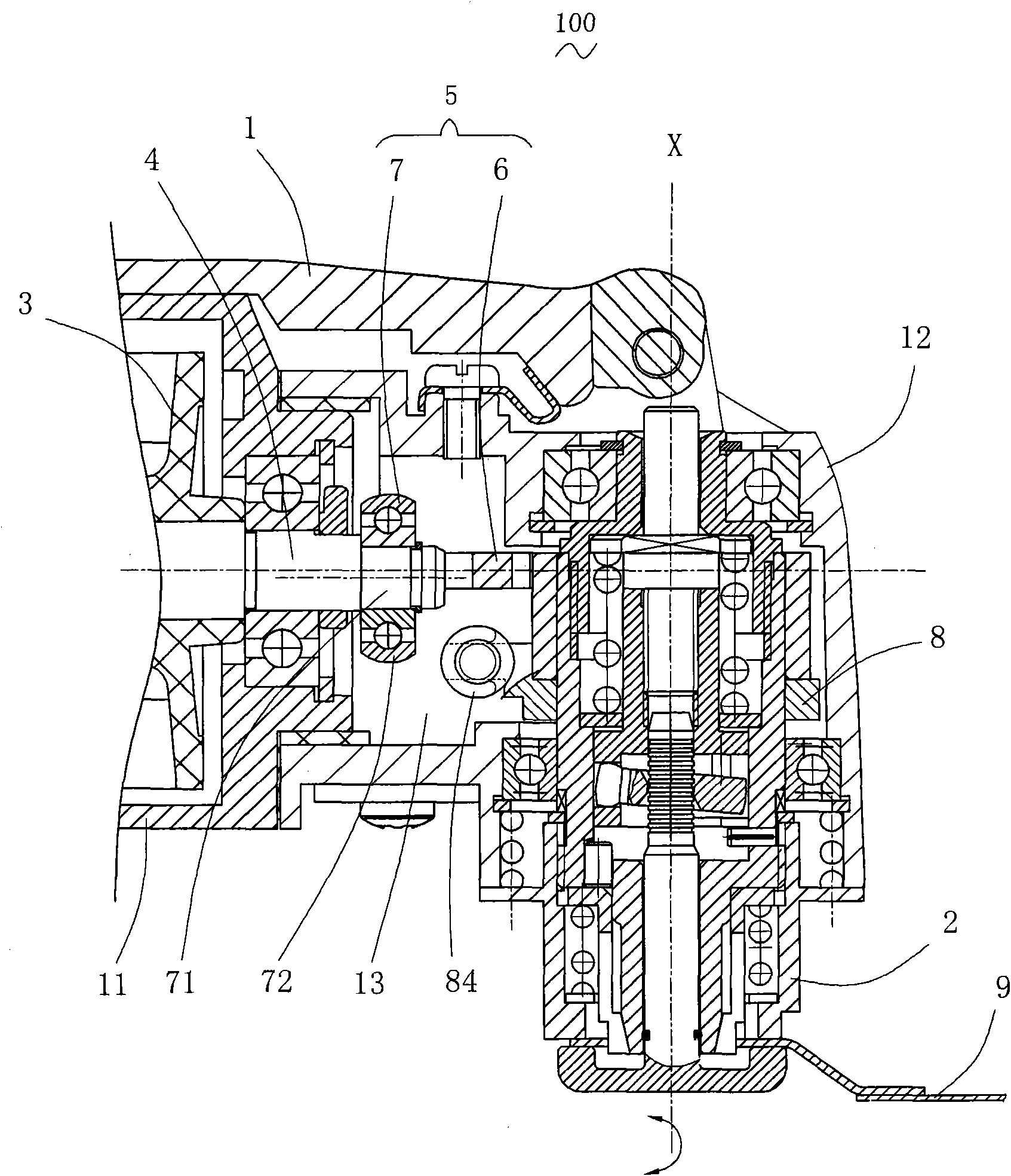 Swing-type power tool