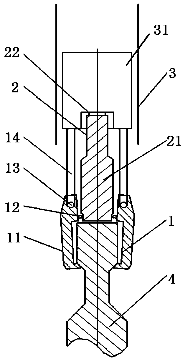 Refueling gripper capable of adapting to special-shaped operation head