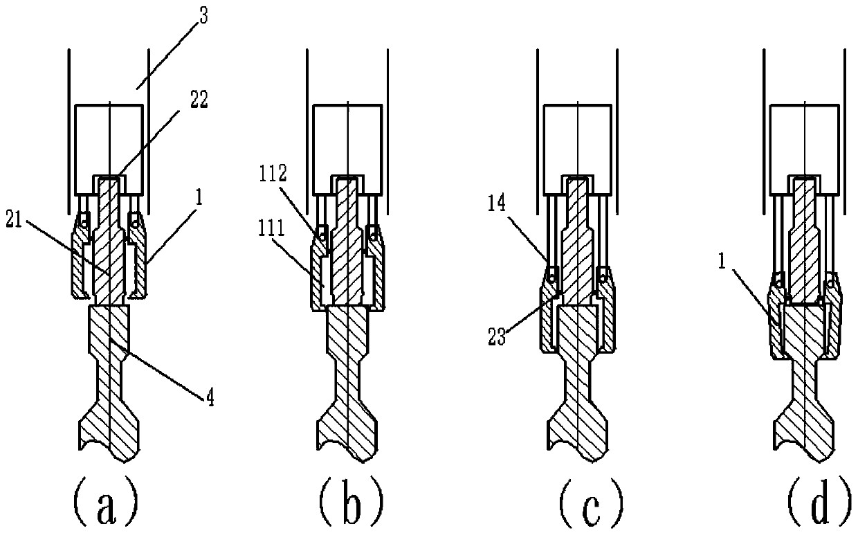 Refueling gripper capable of adapting to special-shaped operation head