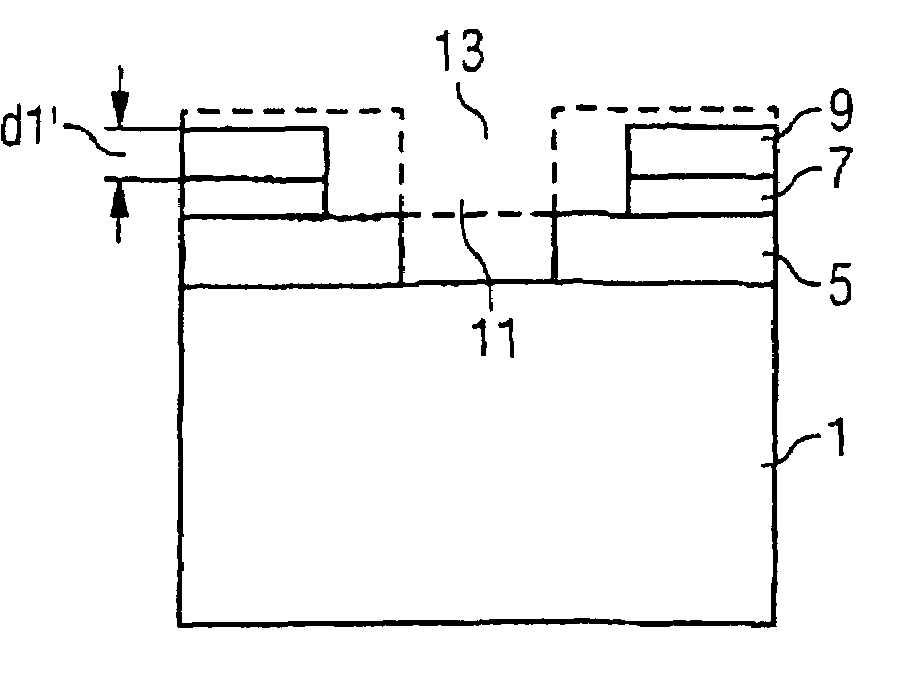 Method for production of a semiconductor structure