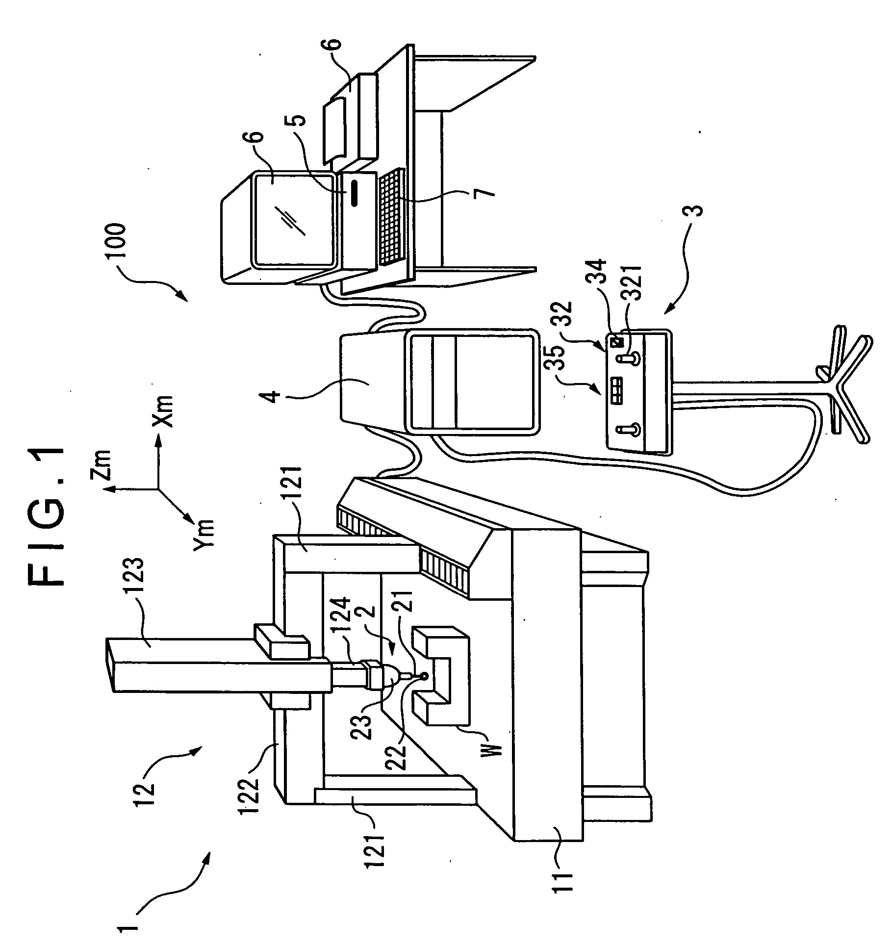 Surface scan measuring device, surface scan measuring method, surface scan measuring program and recording medium