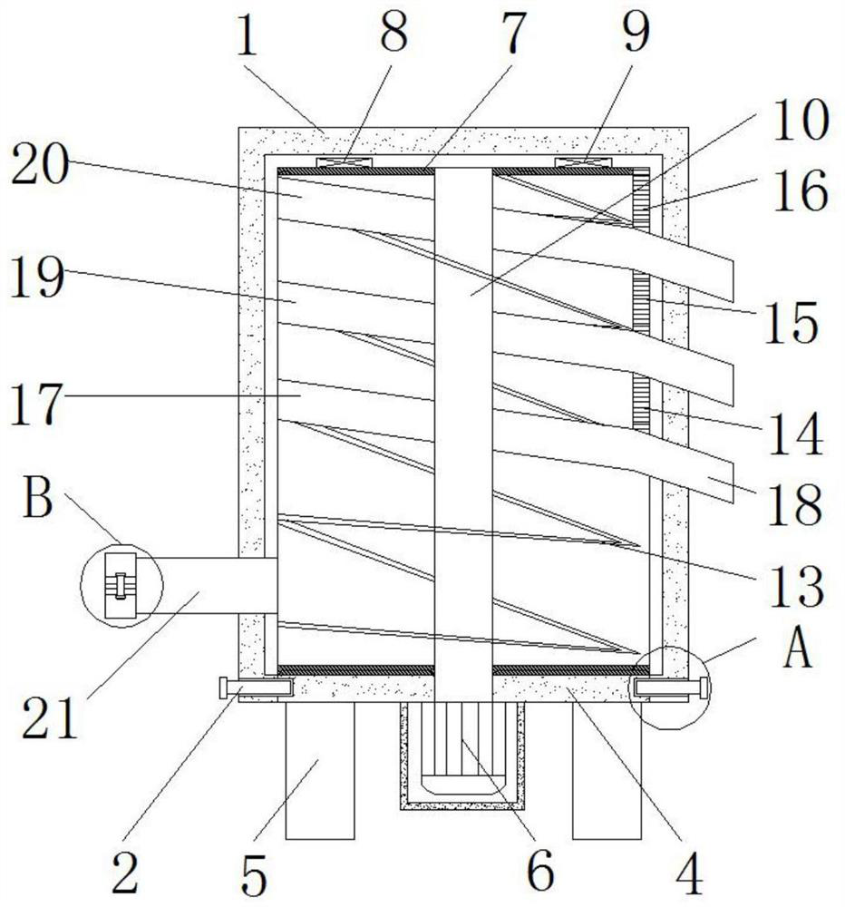 Filtering device for producing nylon heat insulation strip master batch and filtering method thereof