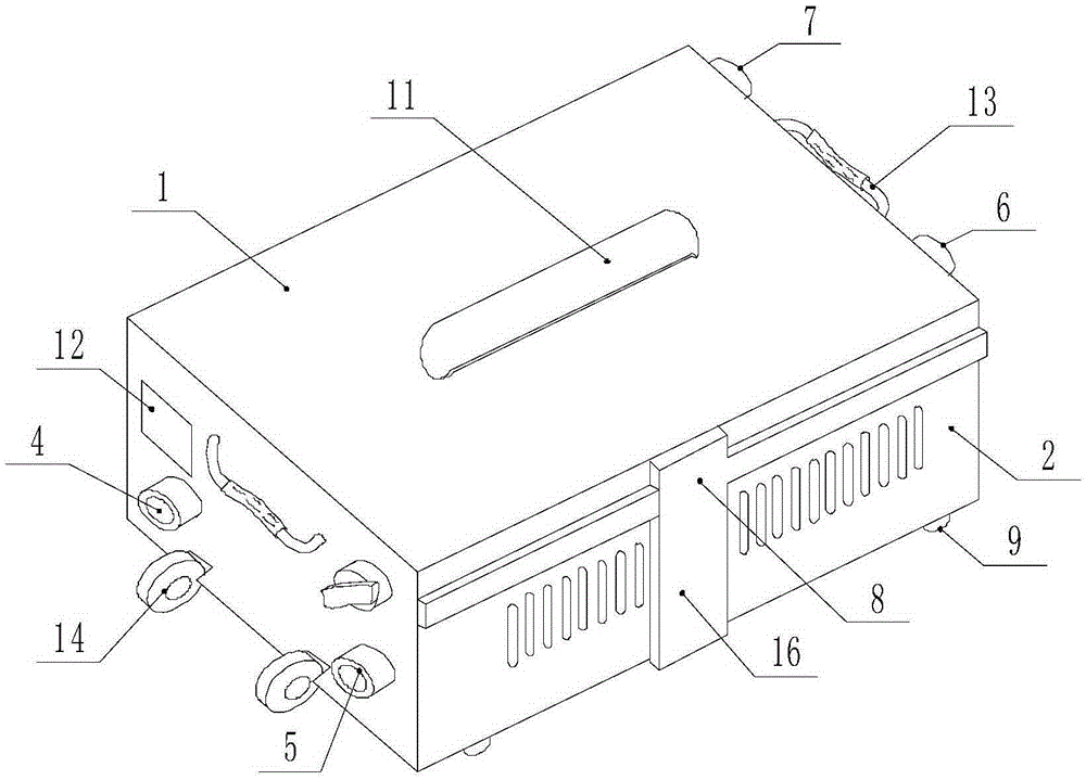 Capacitor staring module explosion-proof case