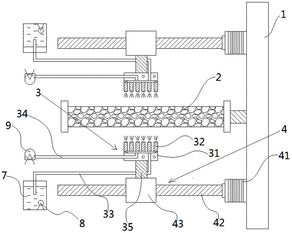 Circular screen cleaning device for circular screen printer