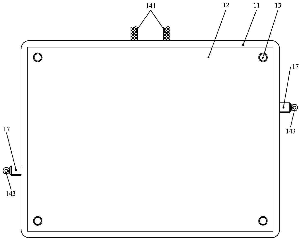 Online monitoring system and method of transverse deformation of filling body