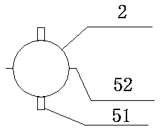 Simple buried installation fixed bracket and installation method thereof