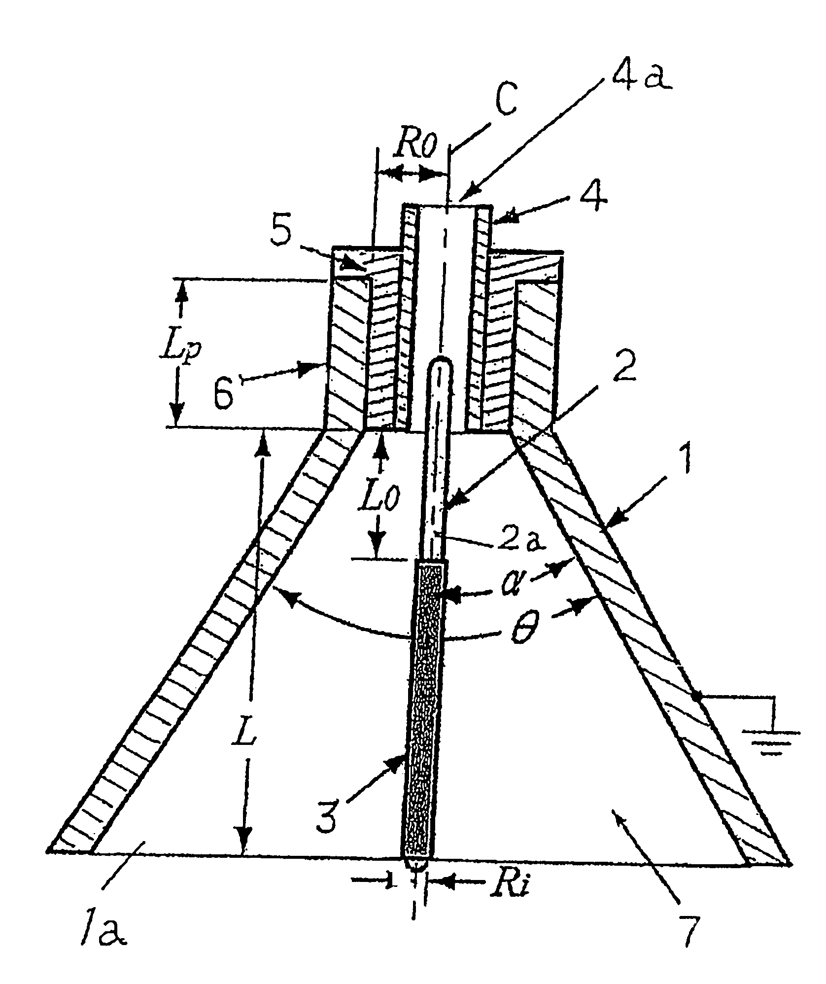 Electrohydrodynamic pump (EHD pump) with electrode arrangement