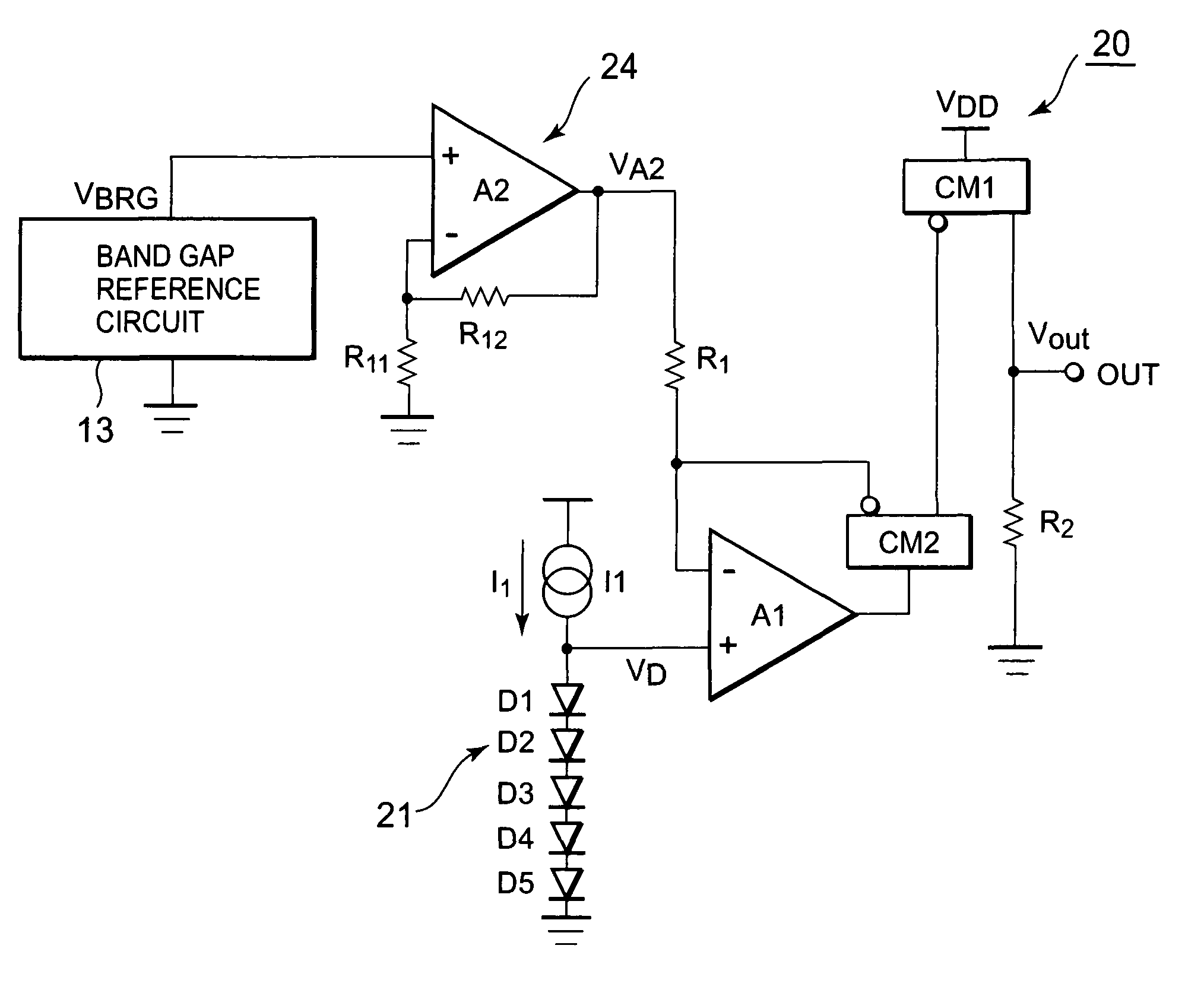 Temperature detection circuit and semiconductor device