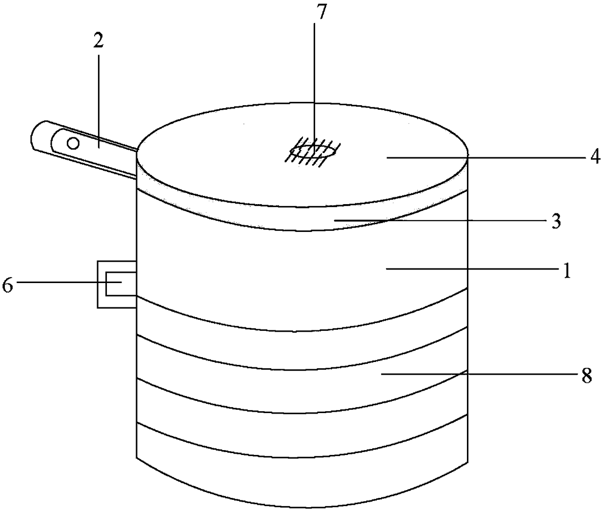 Novel pathological specimen collecting device