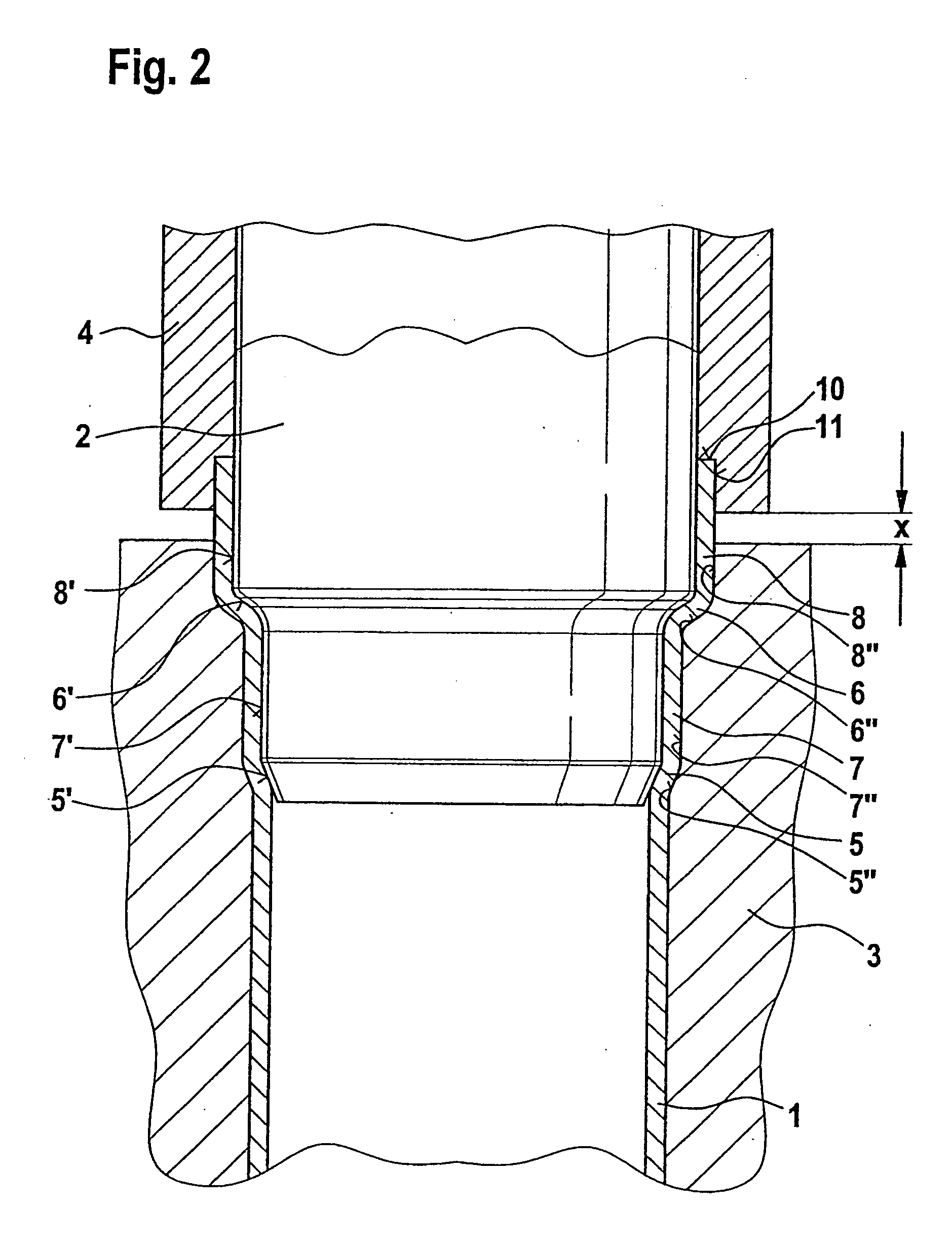 Method for Producing a Coupling on a Pipe and Device for Producing Said Coupling