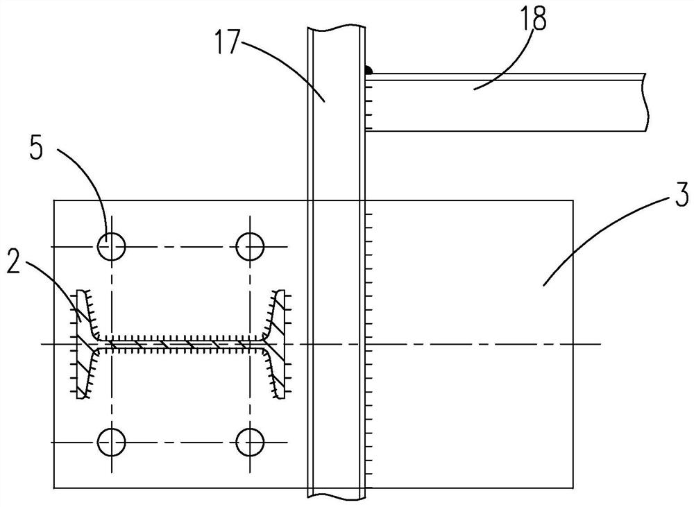 Clay tunnel steel lining concrete pouring anti-floating structure and construction method