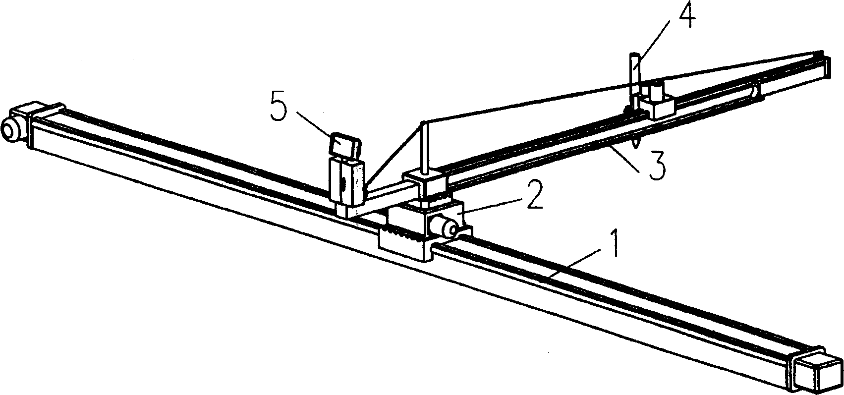 Modular polar coordinate cutting method with variable functions and digital controlled cutting apparatus