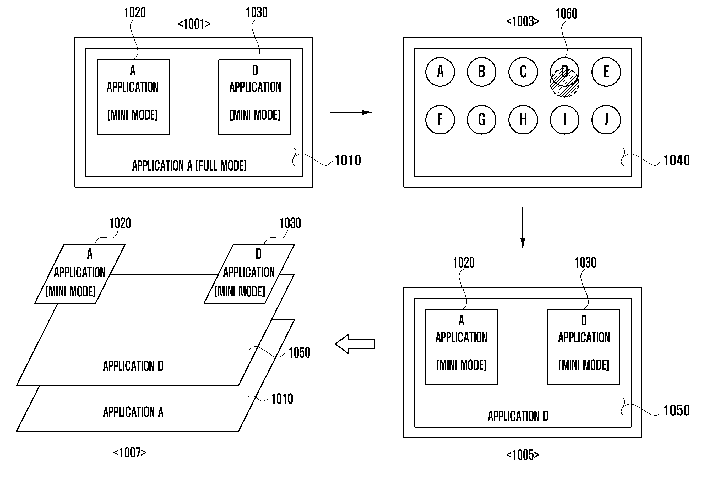 System and method for executing multiple tasks in a mobile device