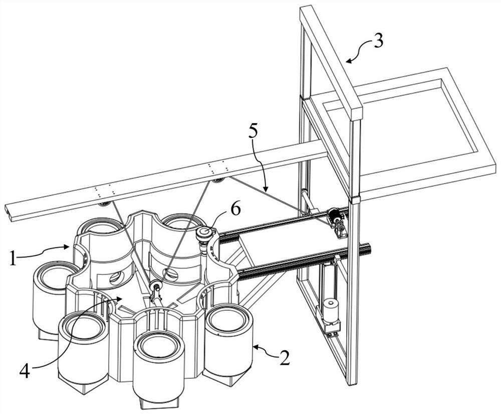 A water garbage collection device