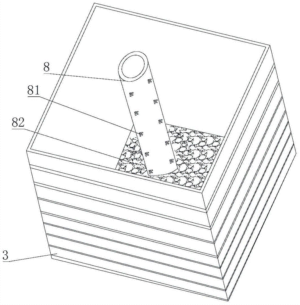 A test device and method for testing dynamic shear characteristics between pipe piles and grouted soil