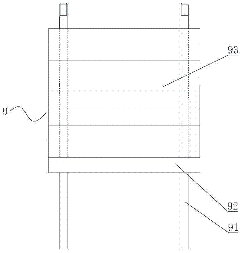 A test device and method for testing dynamic shear characteristics between pipe piles and grouted soil