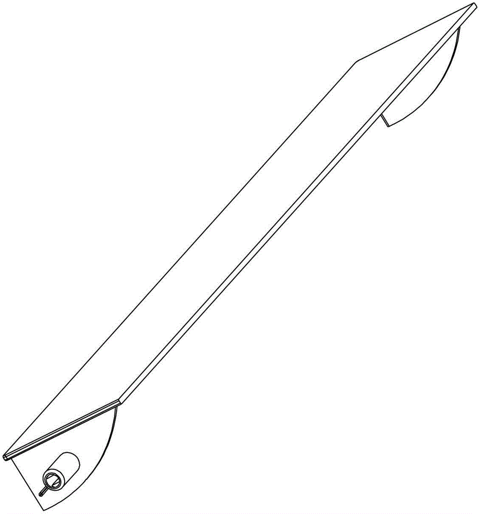 Air guide plate structure capable of top air output