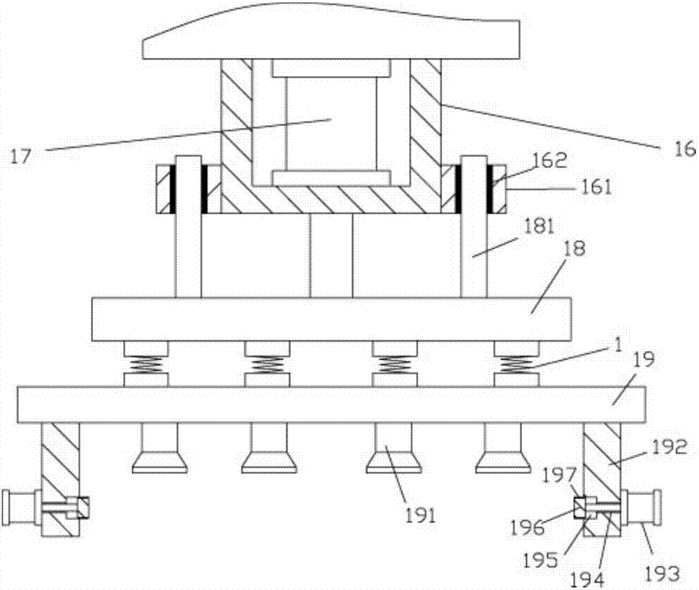 Board grabbing mechanism used for PCB board separating machine