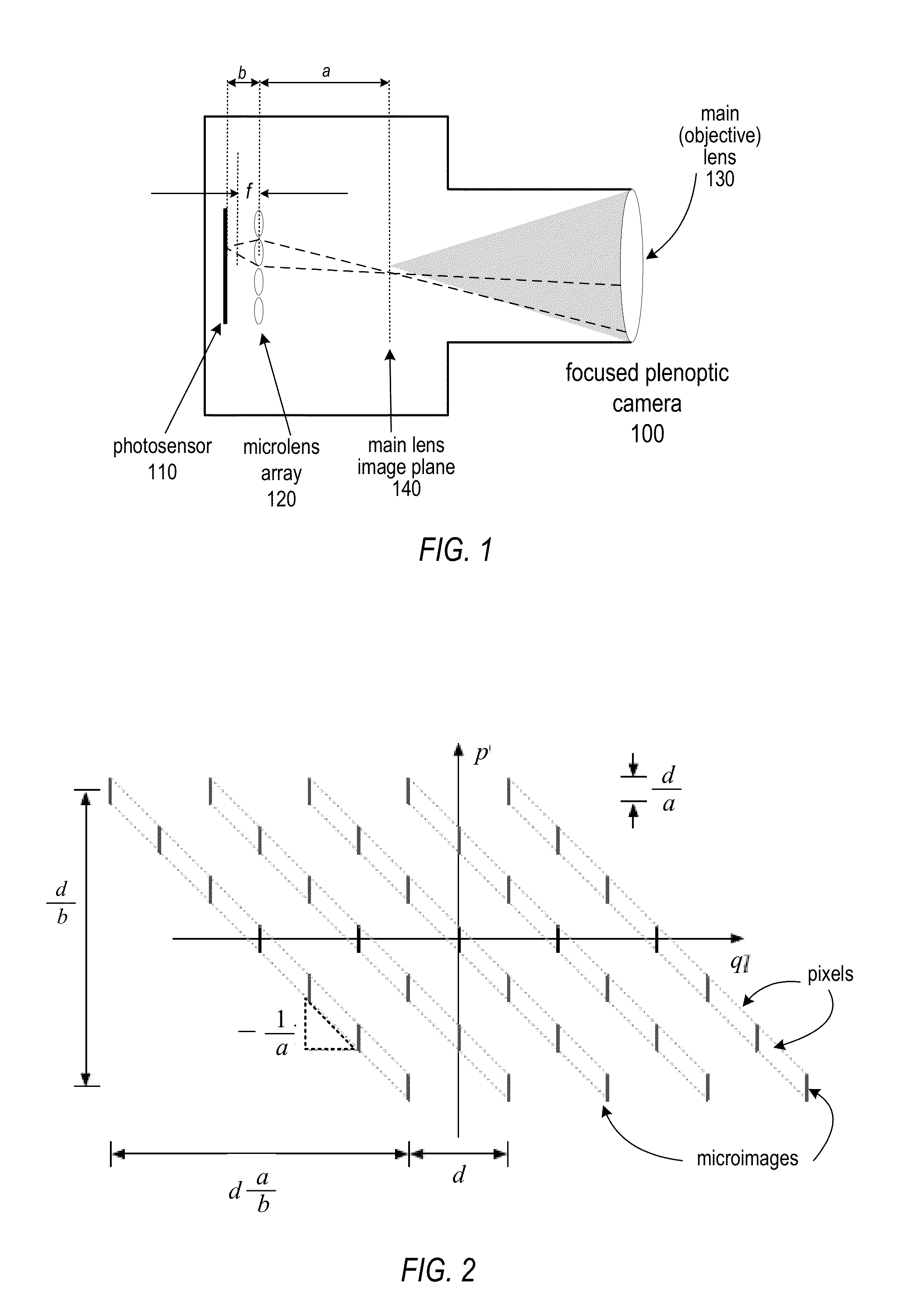 Methods, Apparatus, and Computer-Readable Storage Media for Depth-Based Rendering of Focused Plenoptic Camera Data