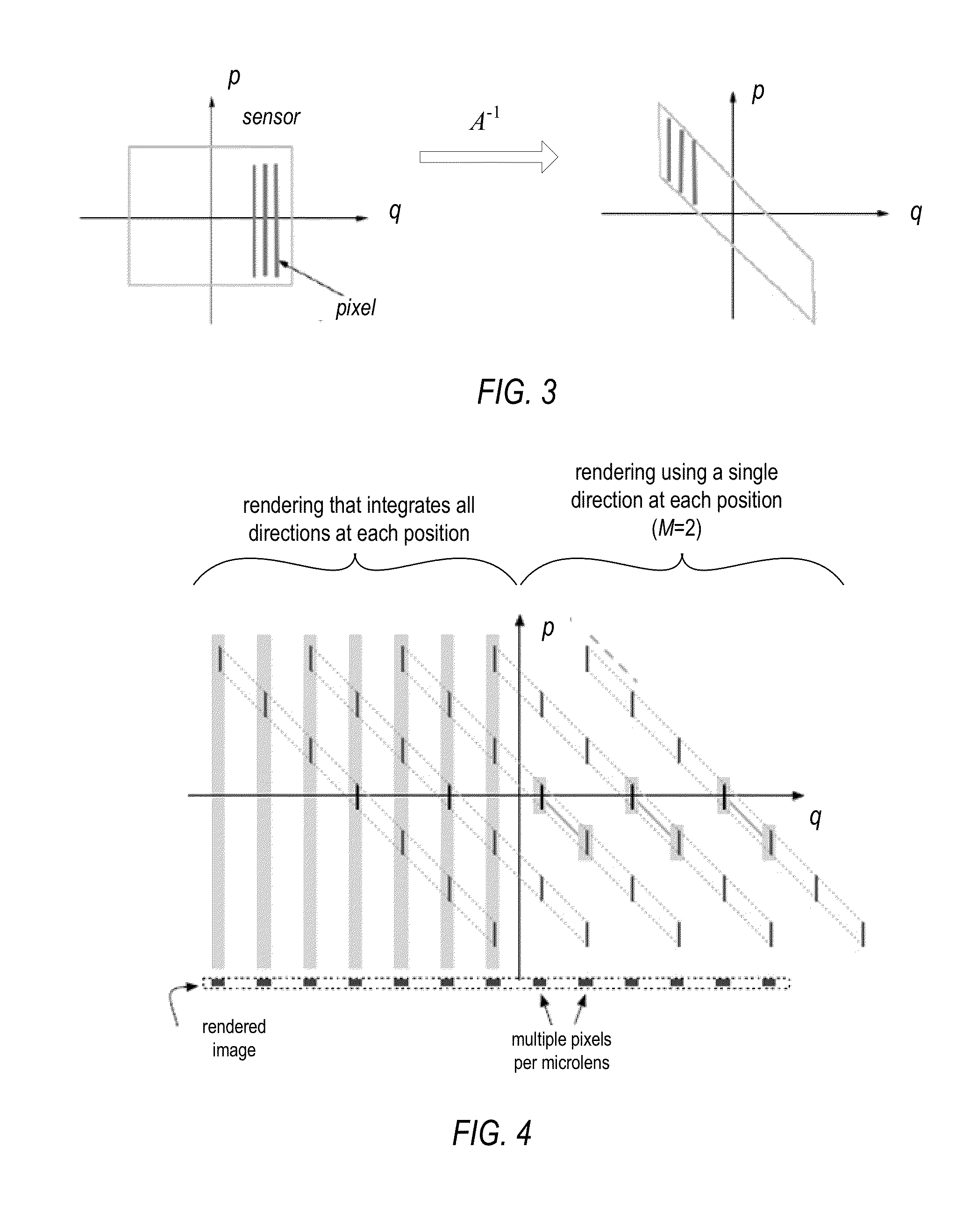 Methods, Apparatus, and Computer-Readable Storage Media for Depth-Based Rendering of Focused Plenoptic Camera Data