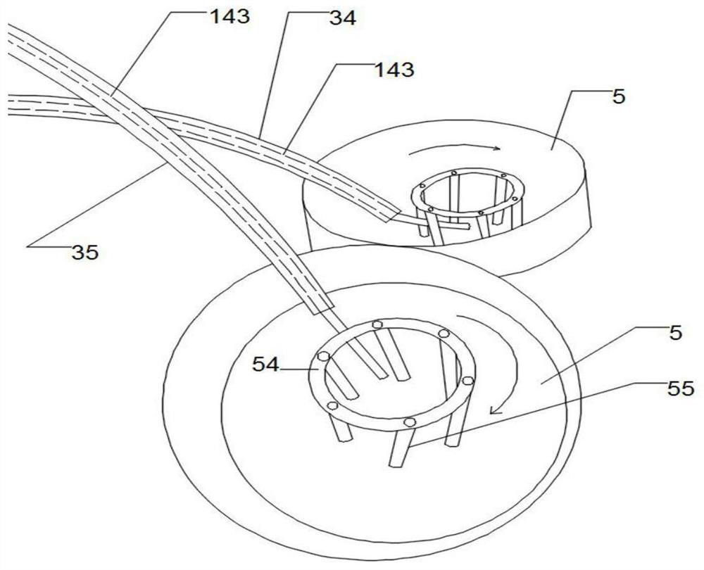 Connector process assembly line and production method thereof