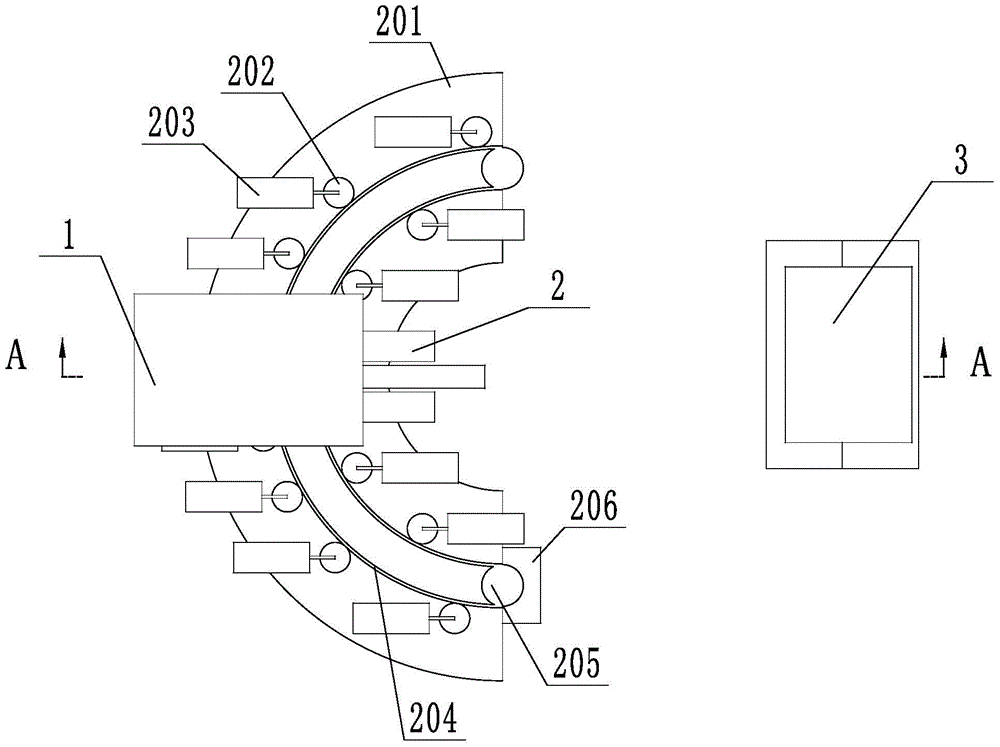 A conveyor belt toothwashing device