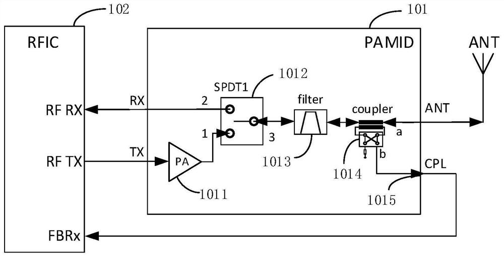 Power detection circuit and terminal