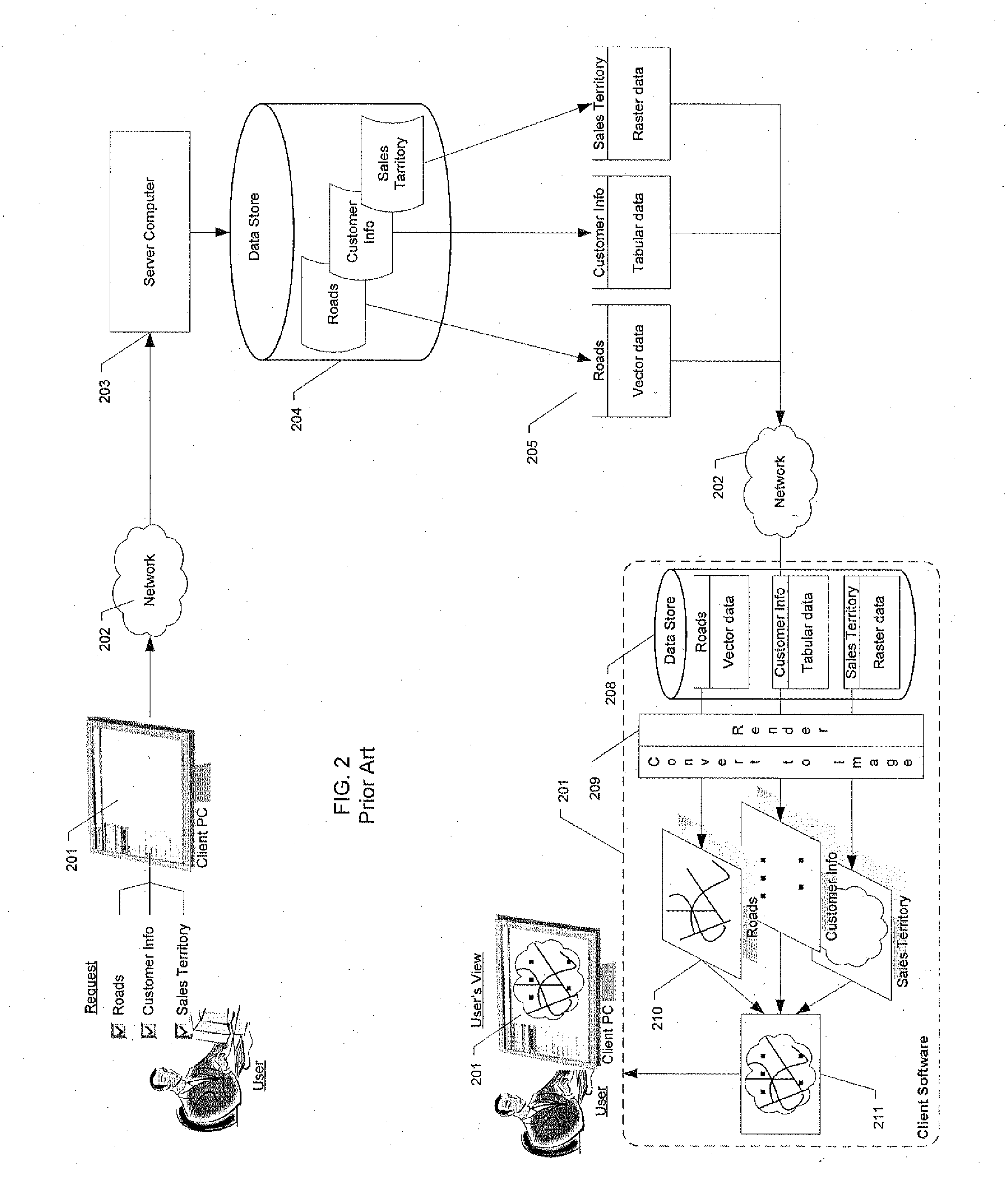 Method, system, and program for an improved enterprise spatial system