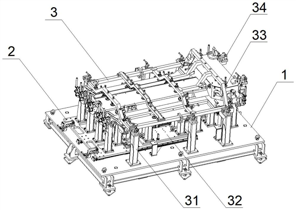 Bearing type military off-road vehicle rear wheel cover welding clamp system and method