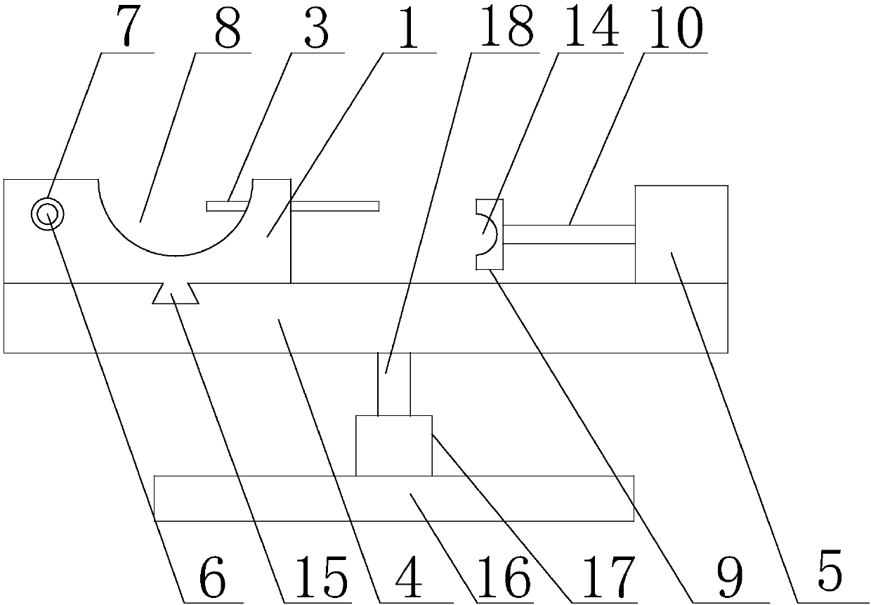 Bending steel bar straightening mechanism