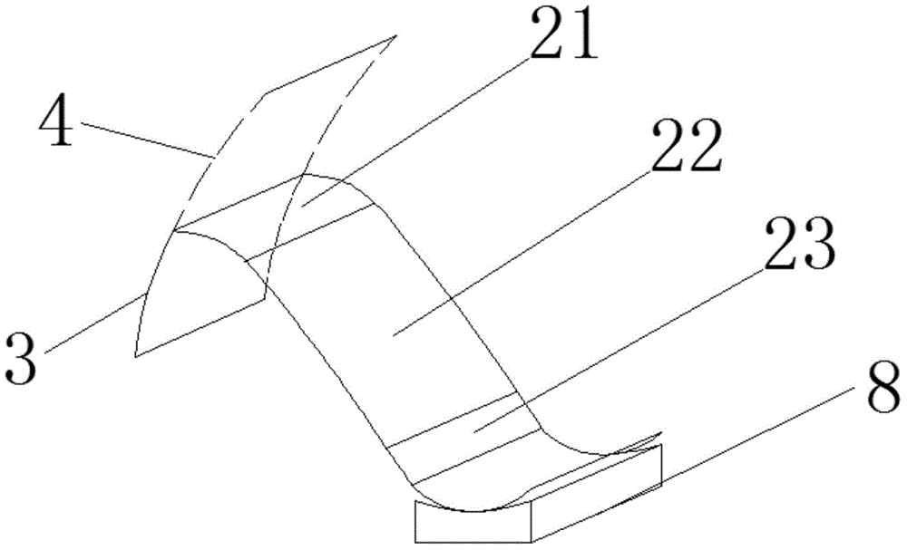 Novel matched variable slope spillway-based flood discharging system