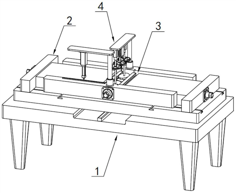 Artificial graphite welding preparation device