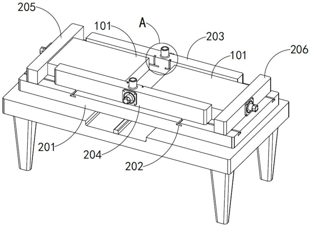 Artificial graphite welding preparation device