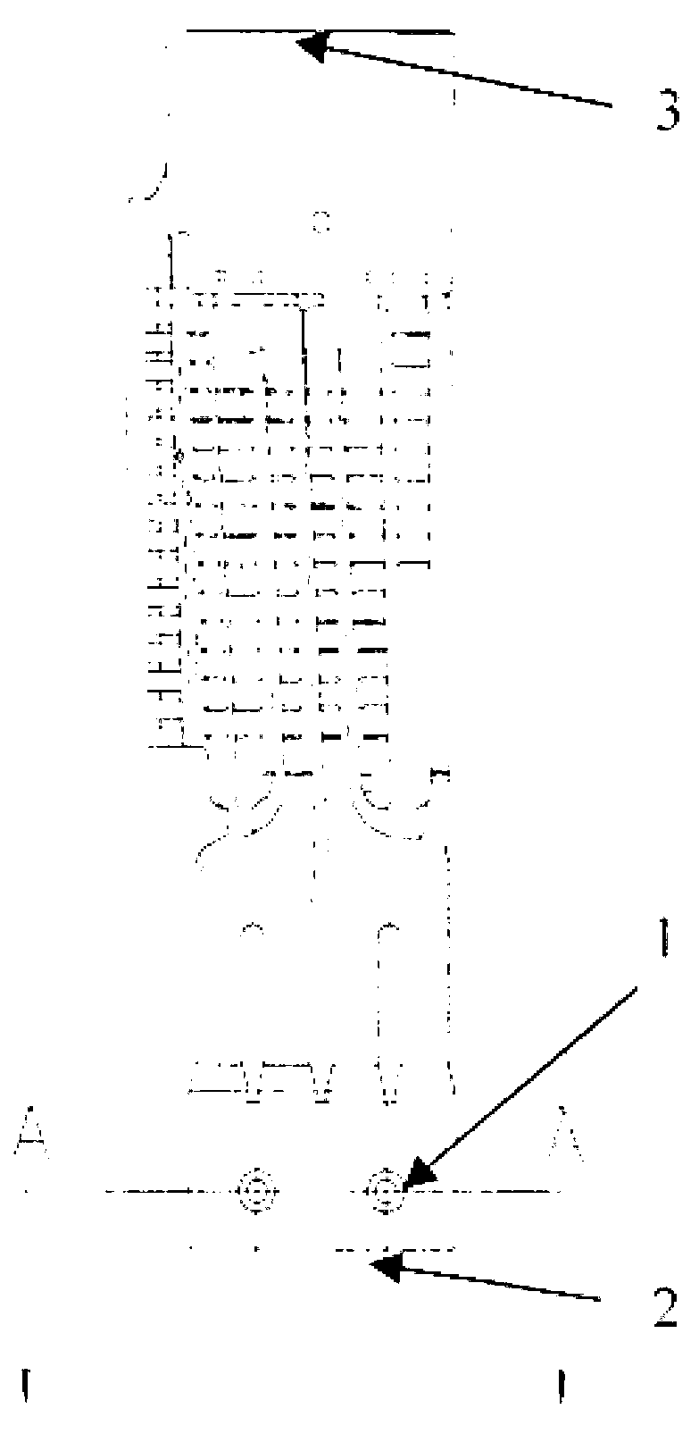 Tapered embedded locating method for silicon-based ceramic core and aluminium-based ceramic shell