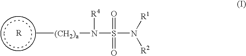 Use of benzo-fused heterocycle sulfamide derivatives for the treatment of depression