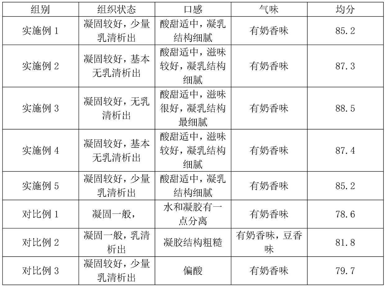 Soybean protein yoghurt and preparation method thereof