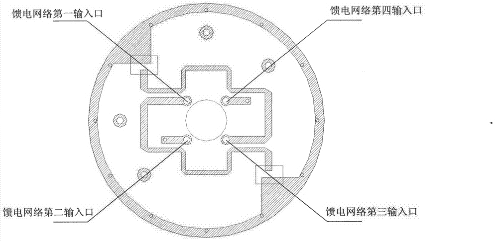 Miniaturized three-band satellite communication antenna