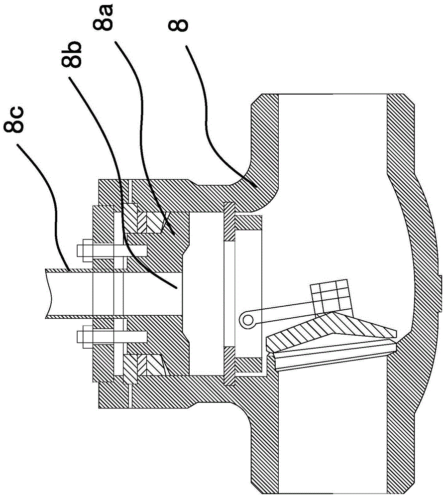 A supercritical unit boiler cleaning interface treatment device and its cleaning process