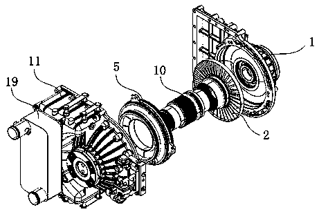 Independently mounted hydrodynamic retarder