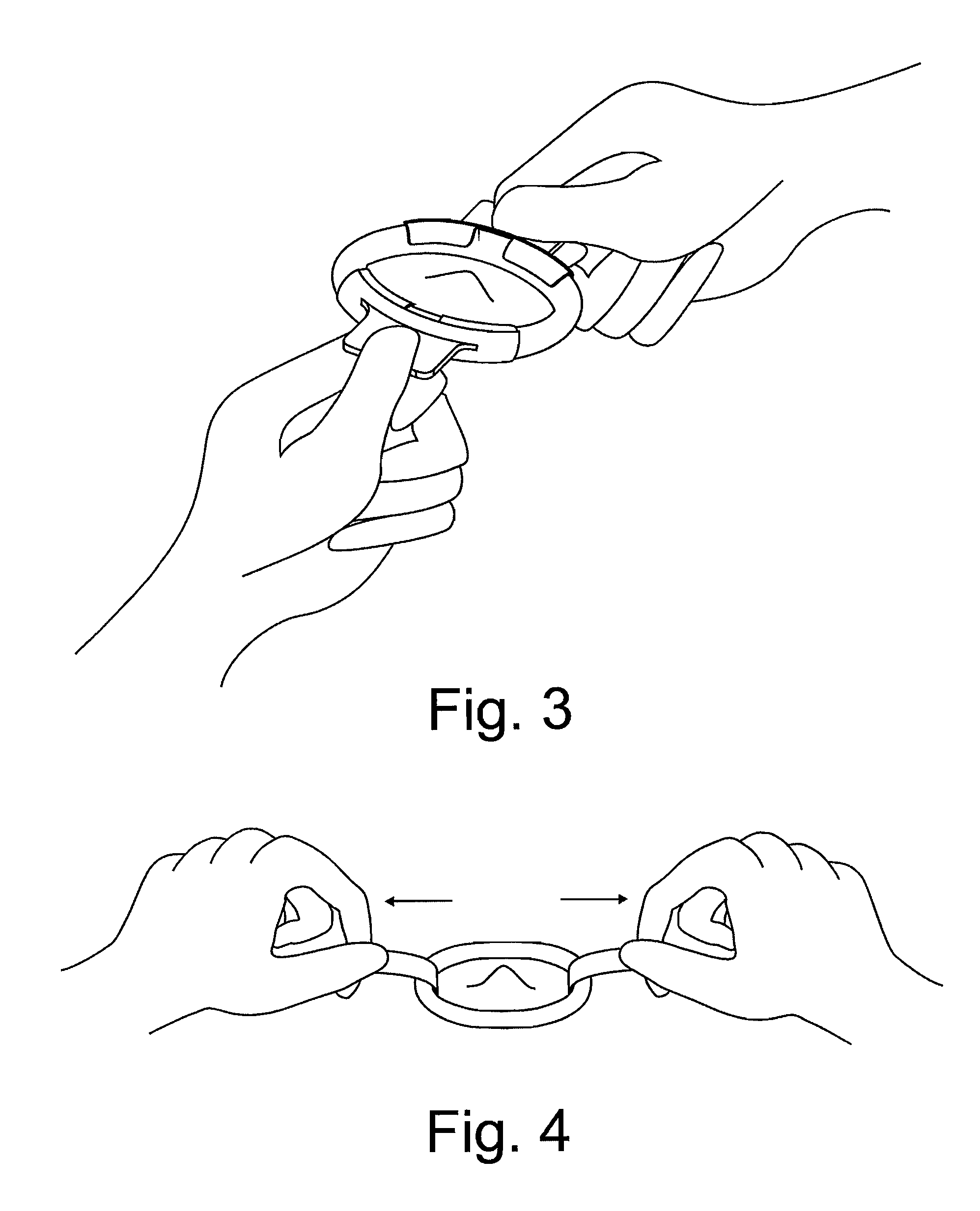 Method and device for unpacking a condom