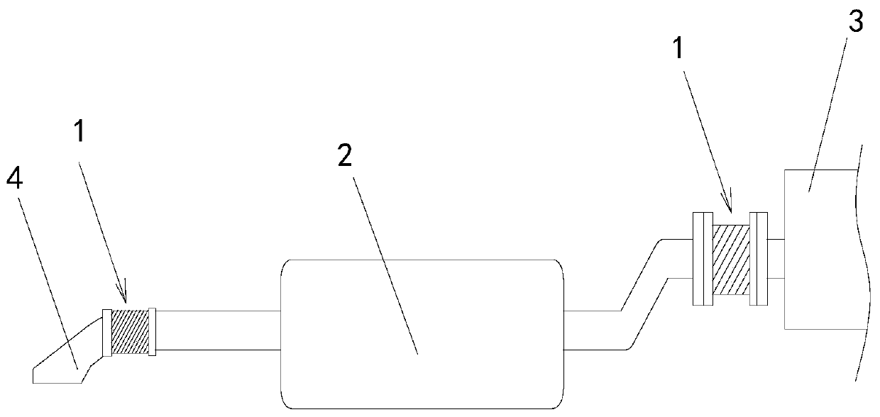 Automobile tail gas cleaner device