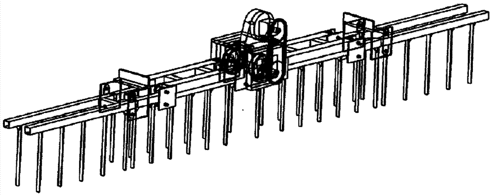 Foldable and swinging salt pond ballast machine