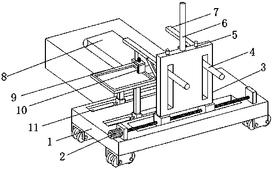 Novel building thermal insulation layer carrying device