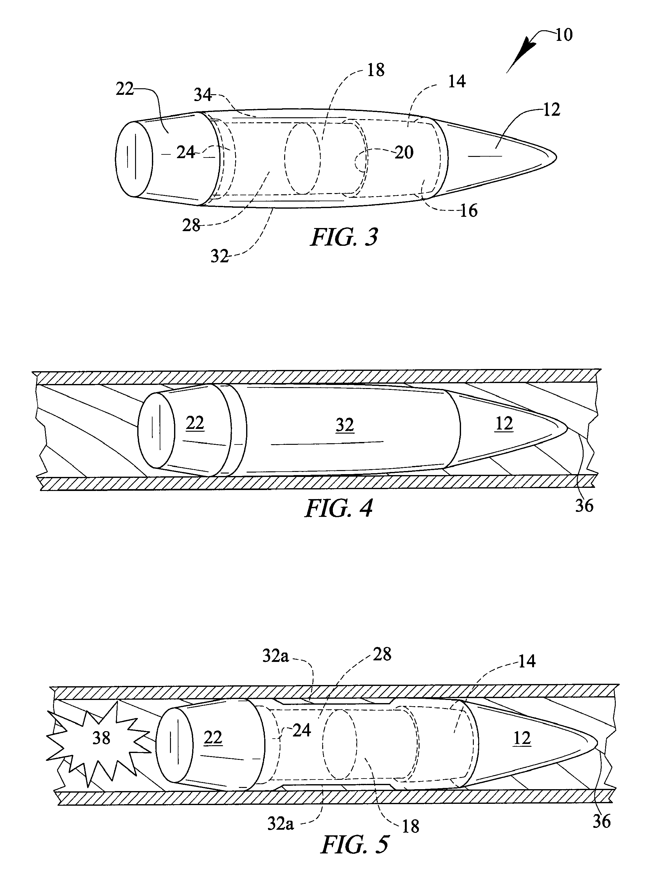 Reduced friction projectile