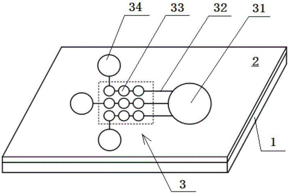 Micro-fluidic chip used for raw milk body cell counting